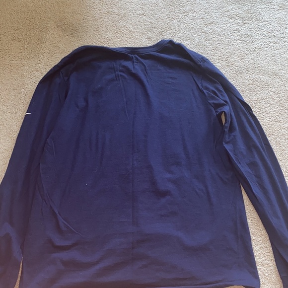 Just do it Nike mens m dark blue long sleeve - Picture 2 of 2